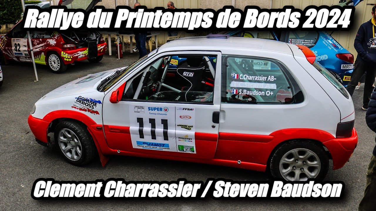 Rallye du Printemps de Bords 2024 - Clement Charrassier / Steven Baudson Saxo N2S