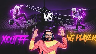 XOUT FF VS NG PLAYER 🤯7×0 SOCKET NG PLAYER😂🤡🥵 @santaff500 screenshot 1