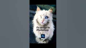 How to Fix an eye in photoshop |clone stamp tool #photoshop #utubeshorts #shorts