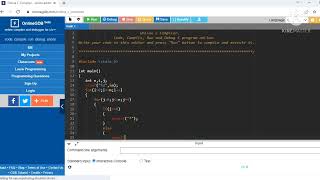 Pattern printing programming using C language || To print alphabet " C " using " * " Symbol
