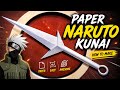 👉 How to Make Paper Naruto Kunai 🔥 Easy Origami Craft