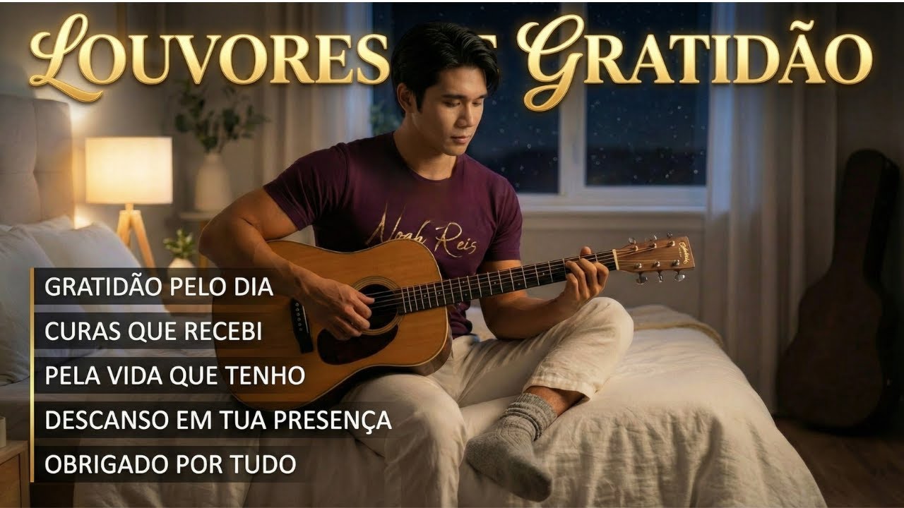 Louvores & Gratidão - Músicas Suaves para Dormir, Relaxar e Orar