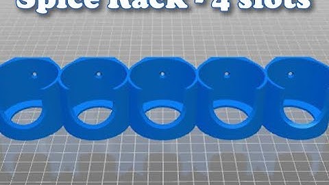 #shorts 3D Print Time-lapse - Spice Rack 4 slots