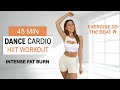 45 Min All Standing Cardio DANCE HIIT Workout | High Intense Fat Burn, No Repeat, SUPER FUN   SWEATY