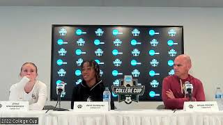 Florida State postgame press conference after losing to UNC in the Women's College Cup semifinals