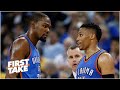 ‘The world always tried to divide Kevin Durant and Russell Westbrook’ in OKC - Perk | First Take