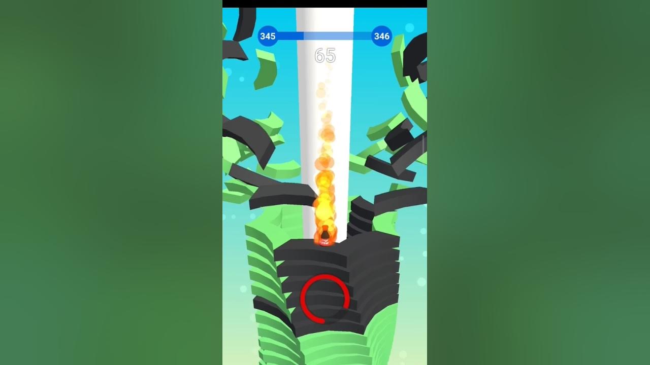 Stack Ball Game Play Short Video 🎮 gamer gaming gems opgameplay 