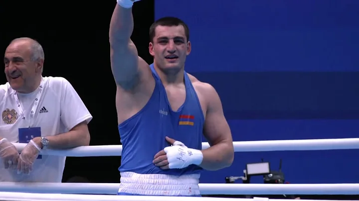 Quarterfinals  (92kg) NANITZANIAN Vagkan (GRE) vs  MANASYAN Narek (ARM) | EUBC 2022