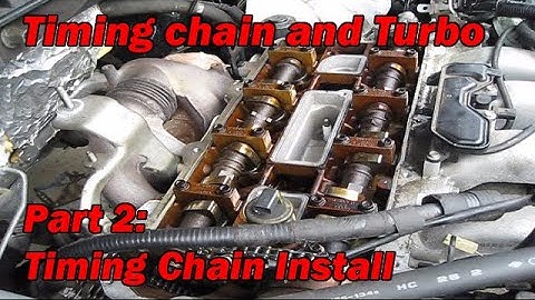 Mazda CX-7 Timing chain replacement and turbo rebuild part 2 - Timing chain installation