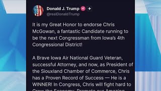 Trump Endorses Chris McGowan for IA 4th Congressional District