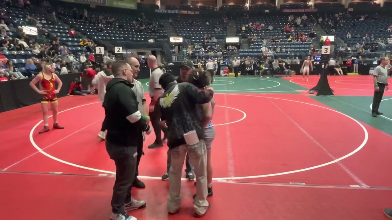 120 lbs OAC JH STATE FINAL Kane Shawger vs Blaine Demarco