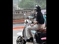 Riding RA scooter, be a cute girl!! #RA #RA Scooter #OCR Car Show #Motorcycle #Scooter