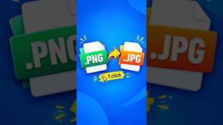 Convert PNG to JPG in just 1 click! 🚀 #PNGtoJPG