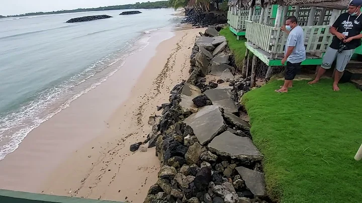 Vaaia le faaleagaina o taligalu i nisi o Beach Fal...