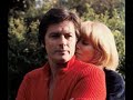 Mireille Darc et Alain Delon au Château de la Brulerie DOUCHY