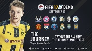 FIFA 17 DEMO  “JOURNEY,KICK OFF,NEW FEATURES”INFO & NEWS ITA