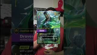 The BEST Turns With Draven Audacious!? | Riftbound | #riftboundtcg #riftbound #shorts #combo