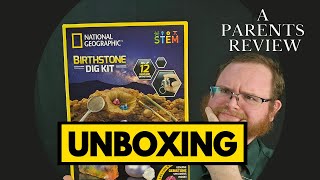 Unboxing: Nat Geo Birthstone Dig Kit - A Parents Review