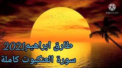 طارق ابراهيم 1442/2021 سورة العنكبوت كاملة