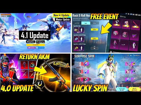 Finally 4.1 Winter Update Launch | Hellfire Akm Return? | Next Lucky Spin | How Download 4.2 Update