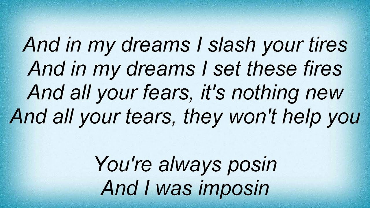 Luna Slash Your Tires Lyrics YouTube