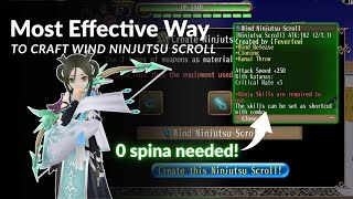 Easiest Way To Craft Wind Ninjutsu Scroll | Toram Online Tips