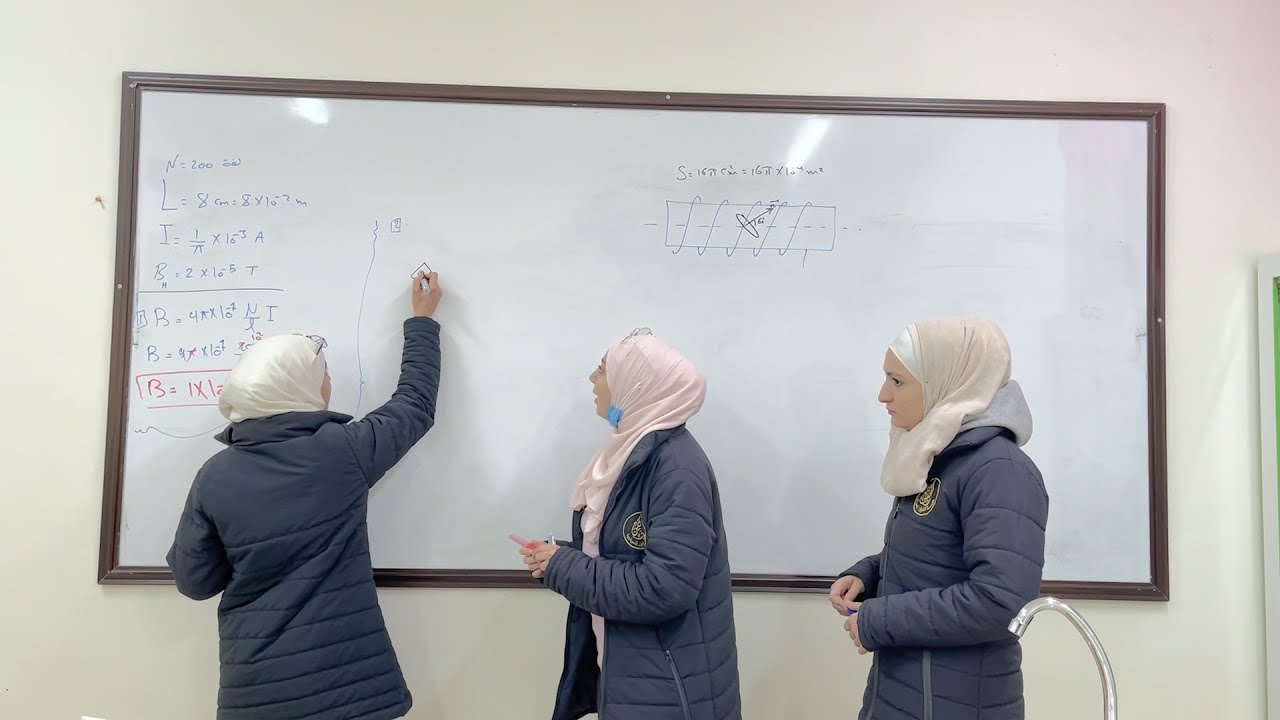 مسألة كهرباء خارجية من كتابة وحل طالباتي