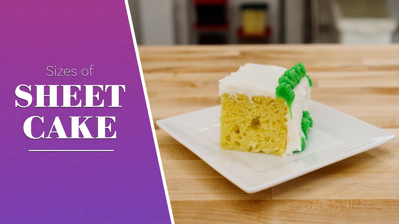 Sheet Cake Sizes YouTube Sheet Cake Sizes YouTube