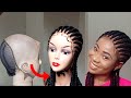 DIY BRAIDED WIG USING EXPRESSION BRAID EXTENSION /How To Make Braided /no frontal no closure wig