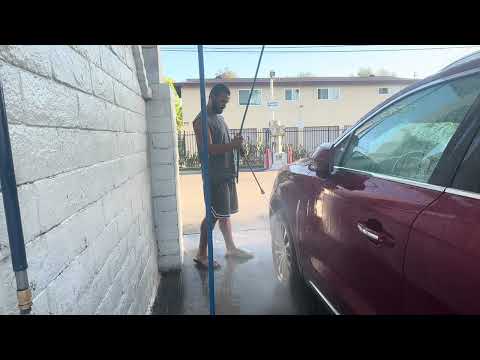 I am still rinsing the car for now