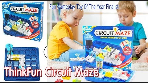 ThinkFun Circuit Maze Electric Current Brain Game The Best - Fun Gameplay Toy Of The Year Finalist