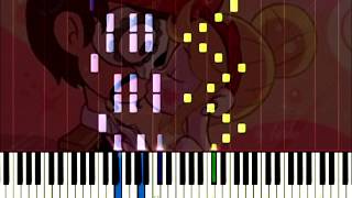 Video thumbnail of "EL BAILE DE LA LUNA ROJA PIANO (Piano Cover, Synthesia)"