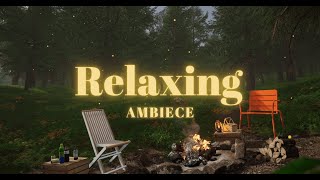 Forest Picnic Ambience | Relaxing Nature Sounds for Study Work Reading Relaxation