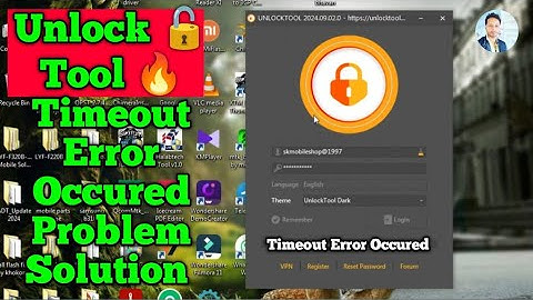 Unlock Tool Timeout Error Occured Problem Solution || Unlock Tool Latest Fix  Updating and All Error