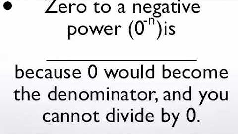 Chapter 7 Section 1 - Zero and Negative Exponents(Alg1)