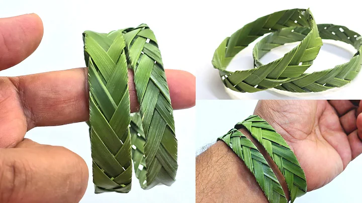 Palm Leaf/Coconut Leaves Bracelet | Coconut Leaf/Palm Leaves wrist Band | Coconut Leaf Bangle | DIY