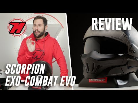 Review del casco SCORPION EXO-COMBAT EVO, ¡el casco de moto radical RENOVADO!