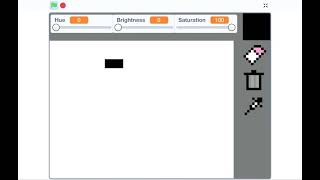 I made a pixel art maker in scratch