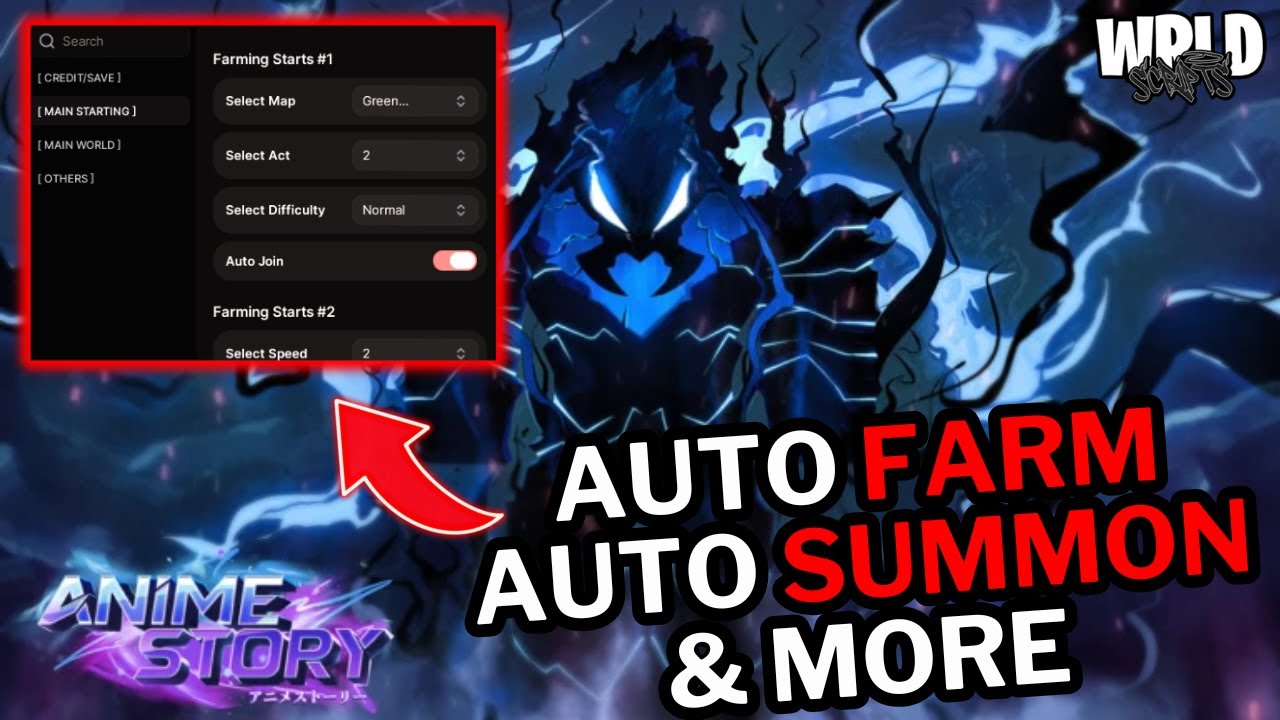 ⛩️ Anime Story Script - Auto Farm, Auto Summon, Auto Join, Auto Replay & More! | Mobile & PC