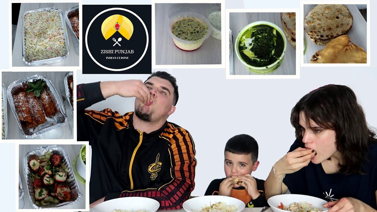 Spanish Australian family eat INDIAN FOOD for the first time ft Palak Paneer, Chicken Tikka and MORE