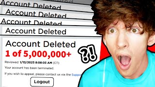 Roblox just banned 5,000,000  accounts