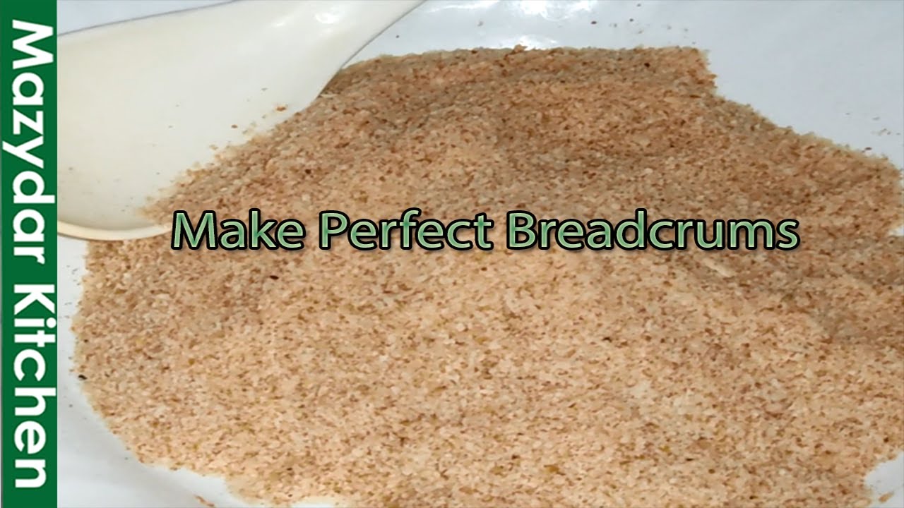 Bread Crumbs Recipe Homemade Bread Crumbs Recipe Mazydar Kitchen