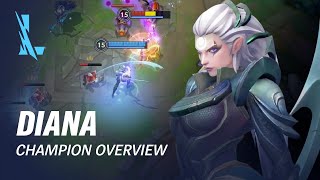 Diana Champion Overview | Gameplay - League of Legends: Wild Rift