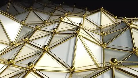 Elegant White Polygons Stock Motion Graphics