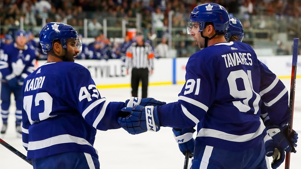 John Tavares scores twice in preseason Maple Leafs debut