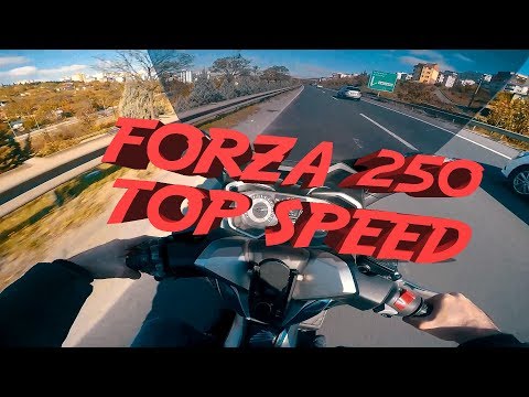 Honda Forza 250 Top Speed // Son Hız