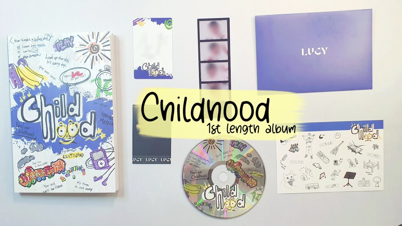 Unboxing] LUCY 루시 Childhood |1st full length album - YouTube