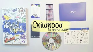 [Unboxing] LUCY 루시 Childhood |1st full length album