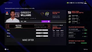 Greedy Williams Resign