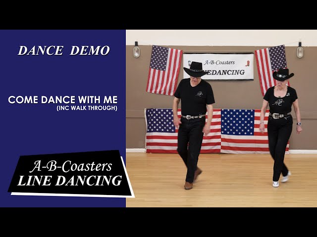 COME DANCE WITH ME - Line Dance Demo & Walk Through class=